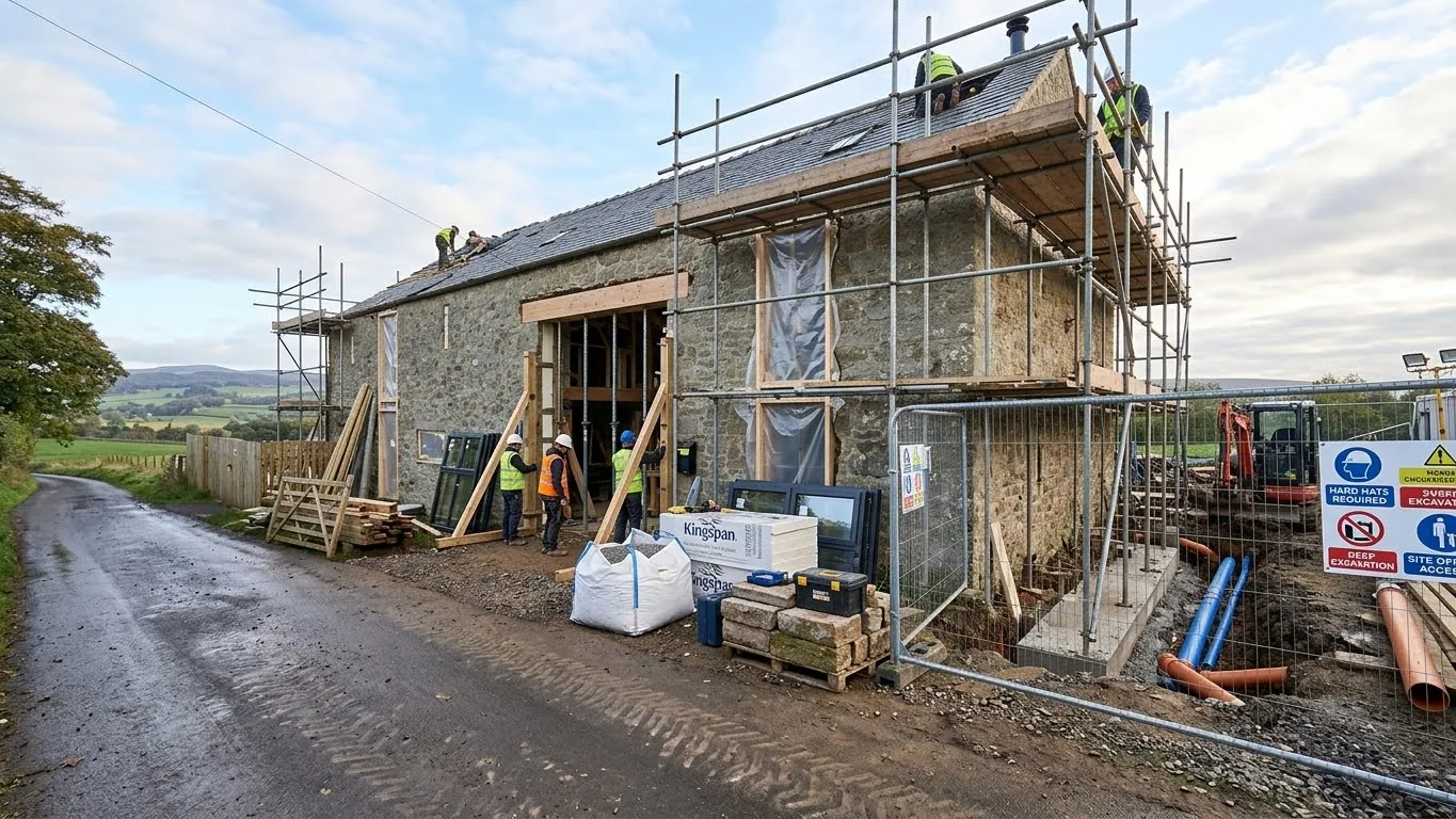 Stone barn conversion project 2