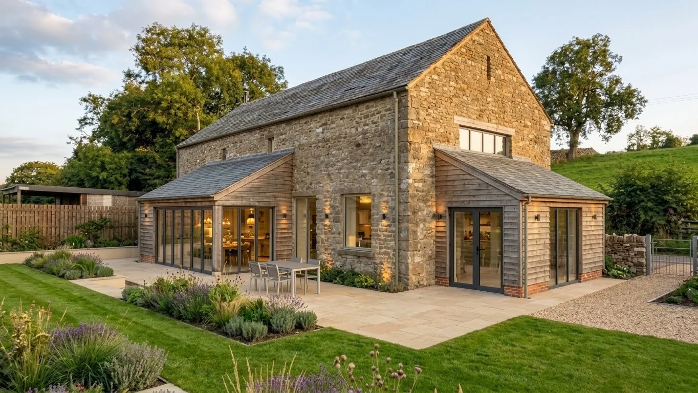 Stone barn conversion project 5