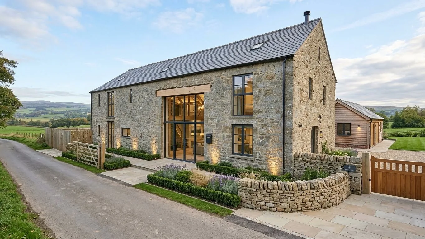Stone barn conversion project 6