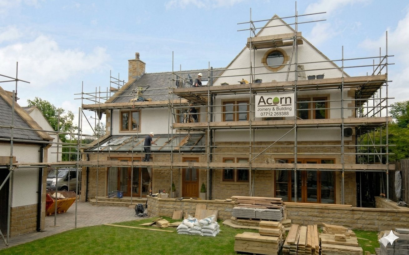 Rear in construction